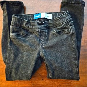 Skinny Jeans / Jeggings Pull on Size Small Girls Black Wash